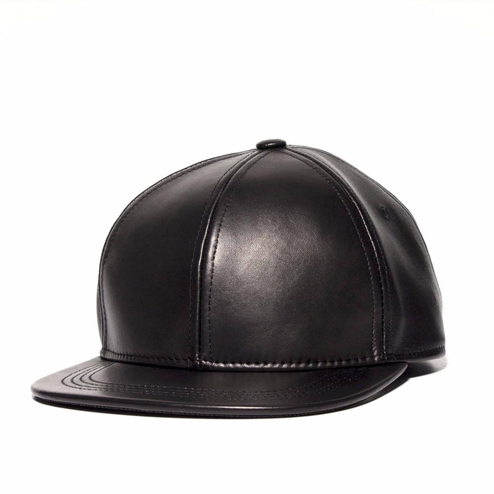 Authentic high quality leather cap